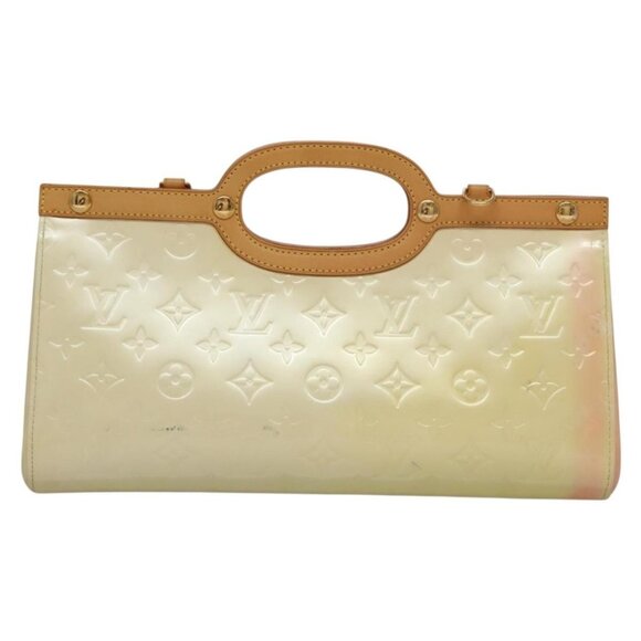 LOUIS VUITTON Monogram Vernis Roxbury Drive Hand Bag Perle M91374 Auth 134503 - Picture 3 of 16